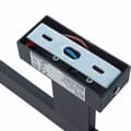 Miniatyrbild 3 av 8: SHINE BLACK 40cm 7W LED vägglampa