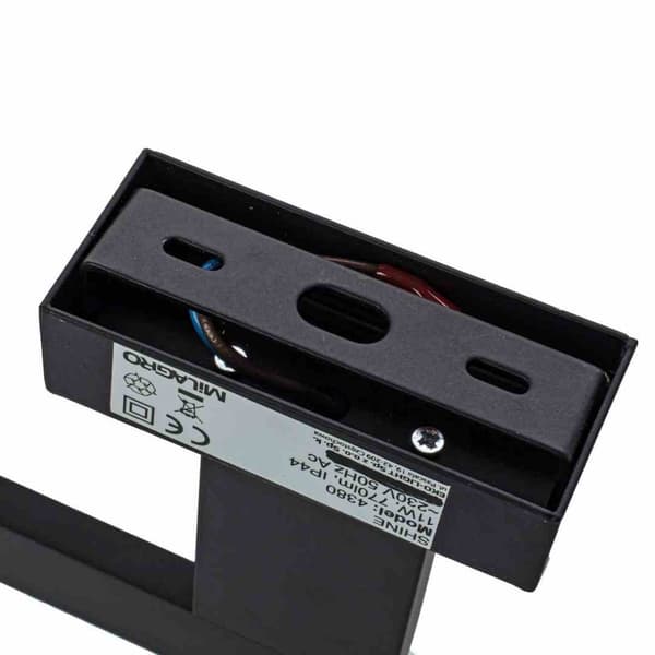 SHINE BLACK 45cm 11W LED vägglampa