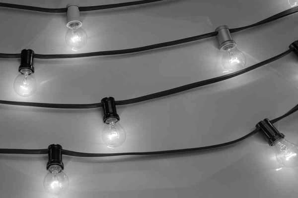 PROFESSIONEL GUIRLAND IP44 SORT 10M + STIK