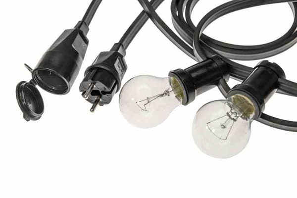PROFESSIONEL GUIRLAND IP44 SORT 10M + STIK