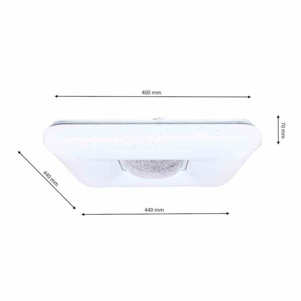 YAX 24W LED Loftslys Dæmpbar + Fjernbetjening