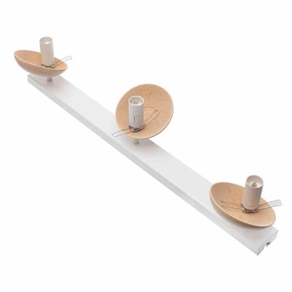 Loftslampe SFERA WOOD 3xE14