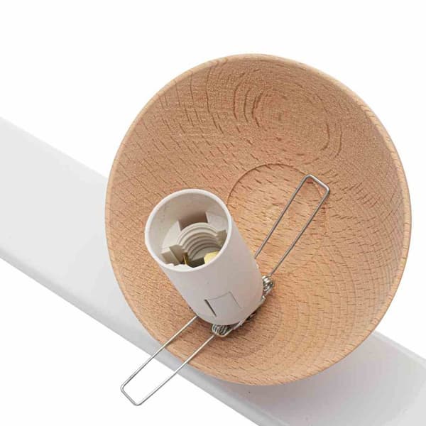 Loftslampe SFERA WOOD 3xE14