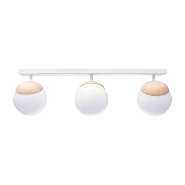 Loftslampe SFERA WOOD 3xE14