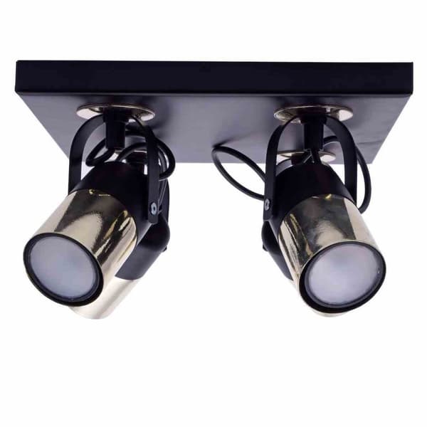 Taklampa WILSON BLACK 4xGU10