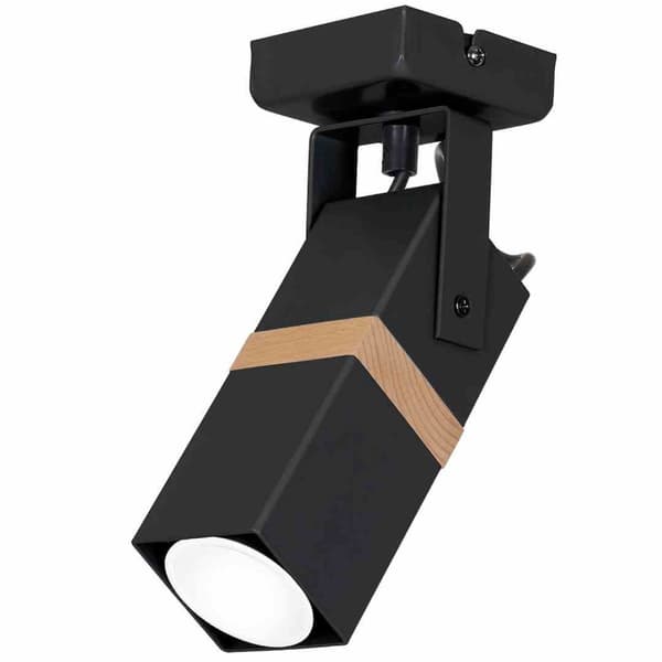 VIDAR BLACK 1xGU10 vägglampa