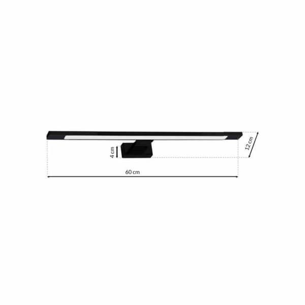 SHINE BLACK vägglampa 60cm 12W LED