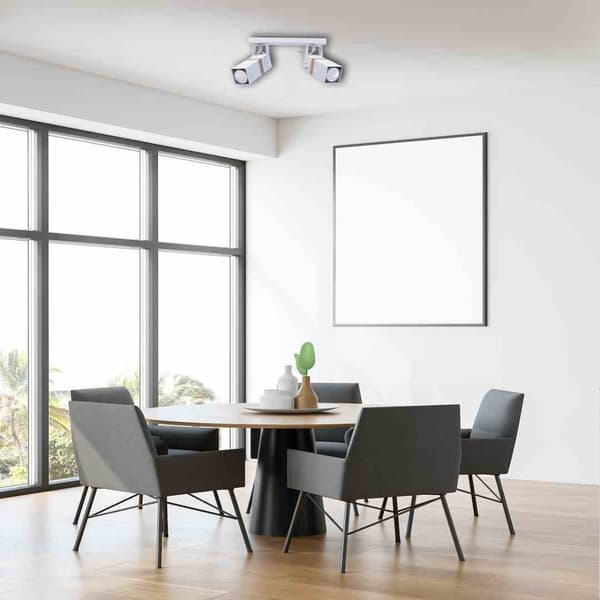VIDAR WHITE 2xGU10 loftslampe