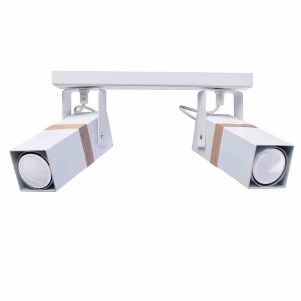 VIDAR WHITE 2xGU10 loftslampe