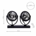 Miniatyrbillede 6 af 8: Overflademonteret armatur Lugar Black 2xAR111 GU10