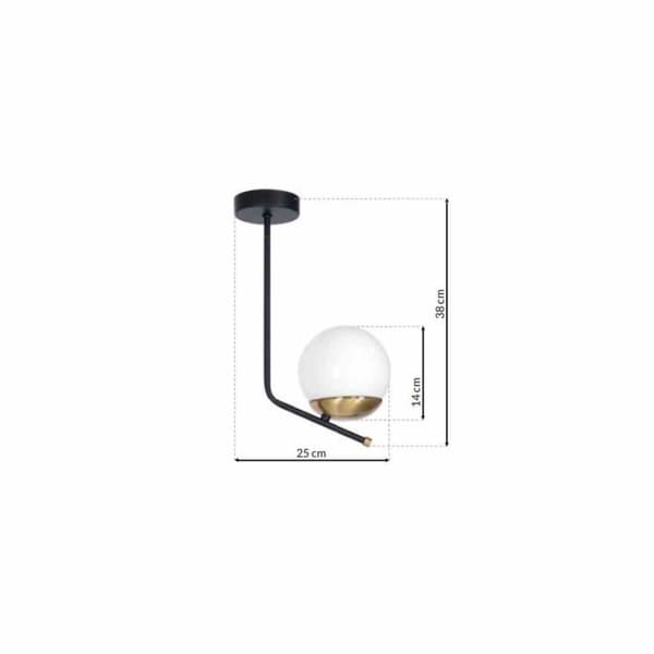 CARINA loftslampe 1xE14