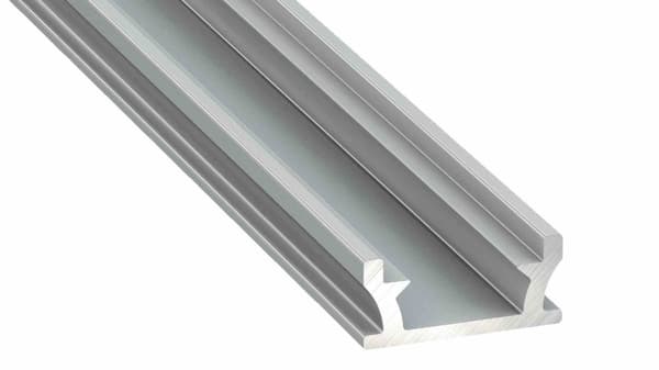 SILVER ALUMINIUM PROFIL TYP T 2m + MJÖLKSKÄRM