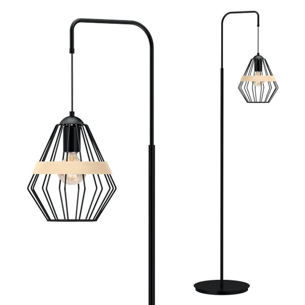 Gulvlampe CLIFF BLACK 1xE27