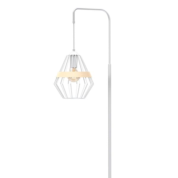 Golvlampa CLIFF WHITE 1xE27