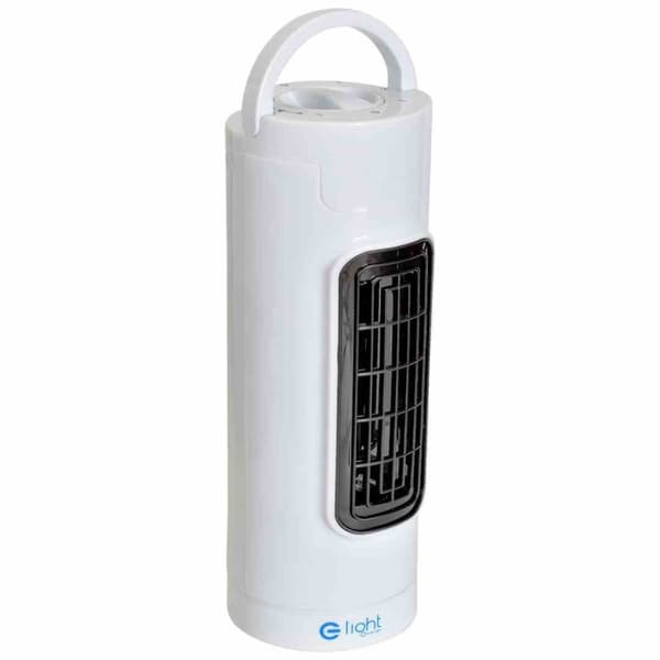 EKO-LIGHT 14" Tower Pöytätuuletin Valkoinen