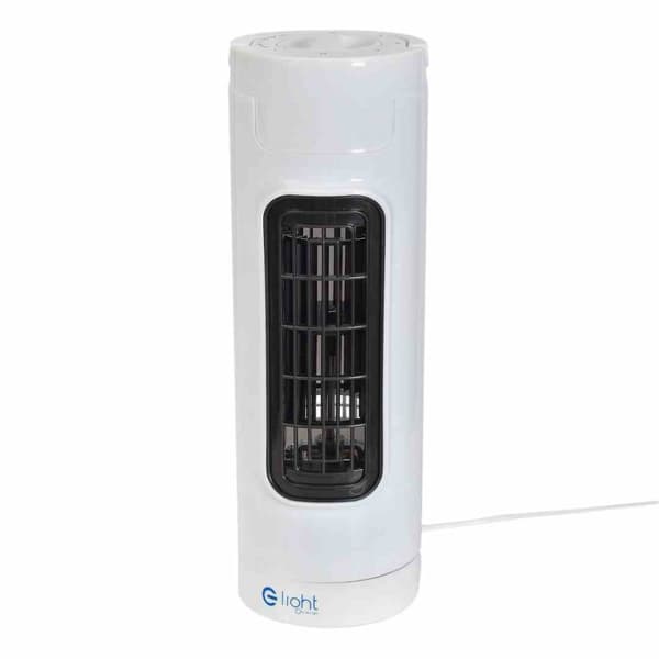 EKO-LIGHT 14" Tårnbordsventilator Hvid