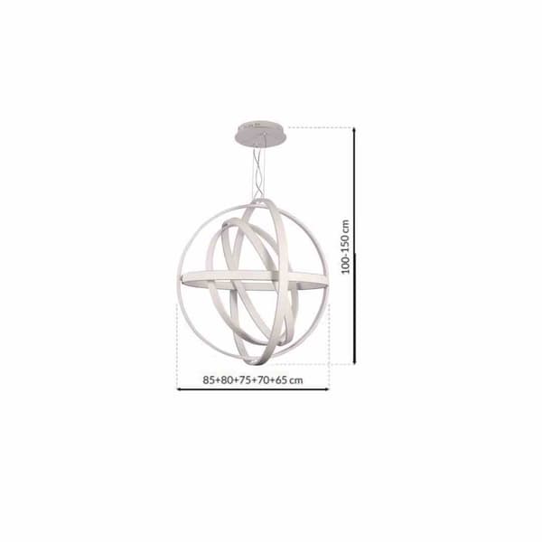 COPERNICUS WHITE 260W LED pendellampa