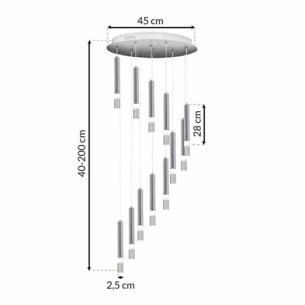 ICE 12W LED pendellampa