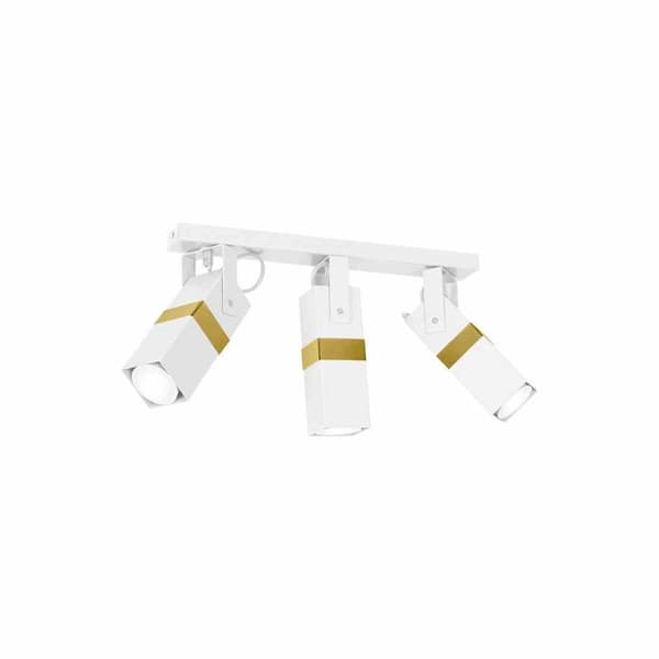 VIDAR HVID/GULD loftslampe 3xGU10