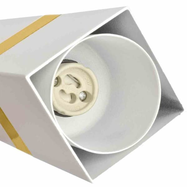 Hänglampa VIDAR WHITE/GULD 3xGU10