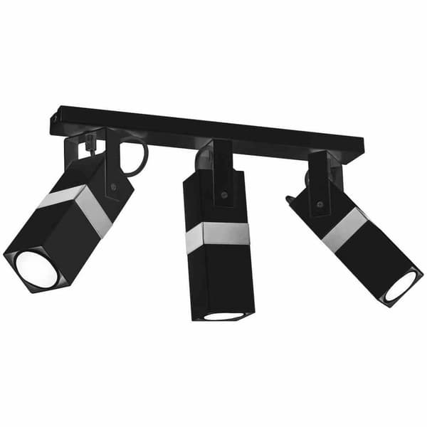 VIDAR BLACK/CHROME loftslampe 3xGU10