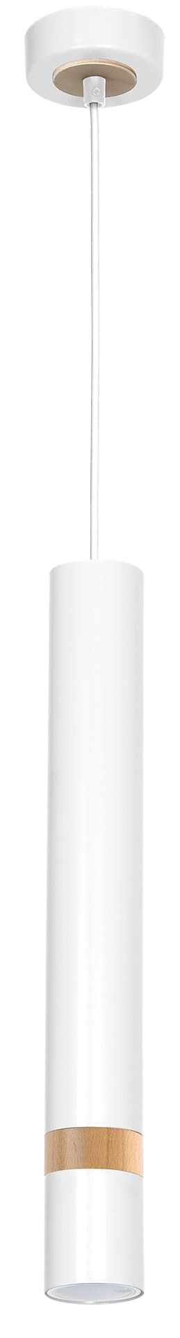 Hængelampe JOKER WHITE/WOOD 1xGU10