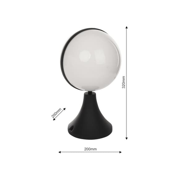 CIRCULO trädgårdsbordslampa 1xE27