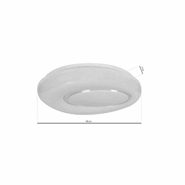 Taklampa BONO 52W LED Ø480 mm
