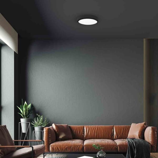 GEA BLACK 36W LED-kattovalaisin Ø390 mm