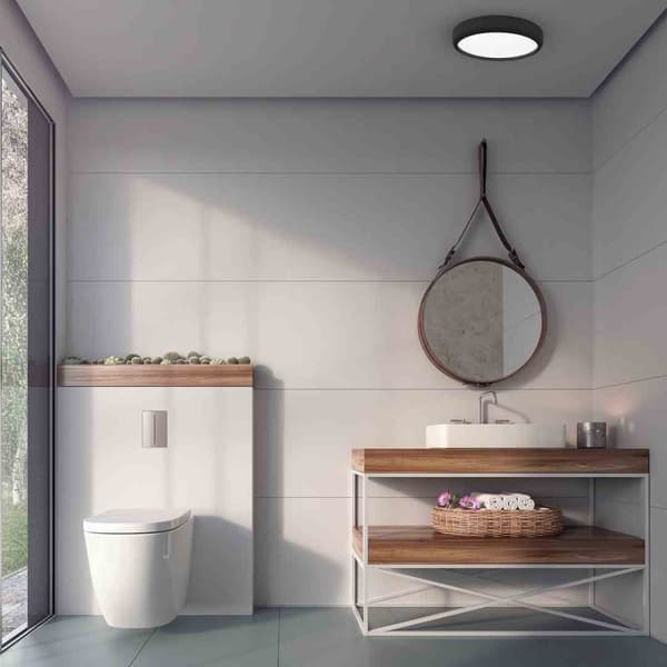 GEA BLACK 36W LED-kattovalaisin Ø390 mm