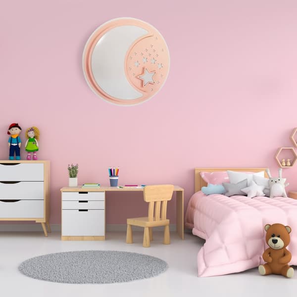 HUOM PINK 45W LED kattovalaisin Ø480 mm