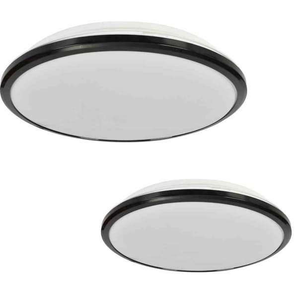 TERMA SORT 18W LED IP44 loftslampe Ø280 mm
