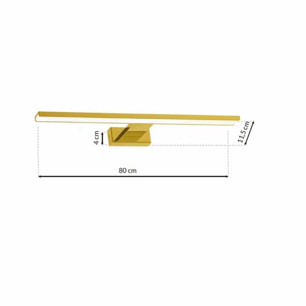 SHINE GOLD seinävalaisin 80cm 15W LED
