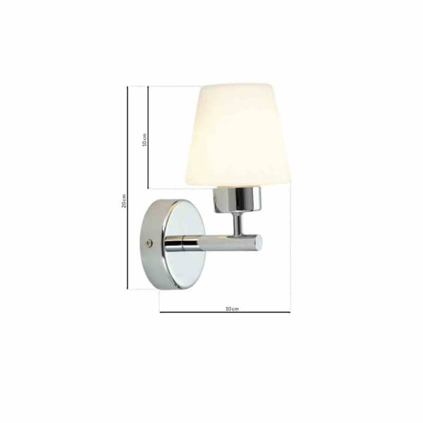LEE CHROME 1xG9 væglampe