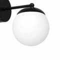 Miniatyrbild 3 av 8: Vägglampa LIMA BLACK 1xE14