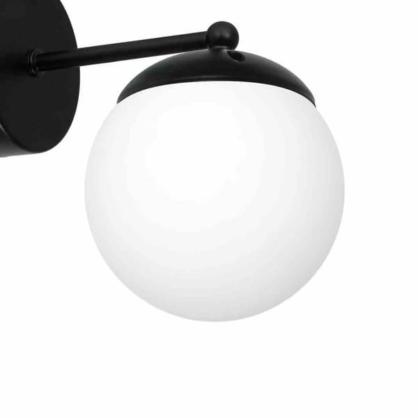 Vägglampa LIMA BLACK 1xE14