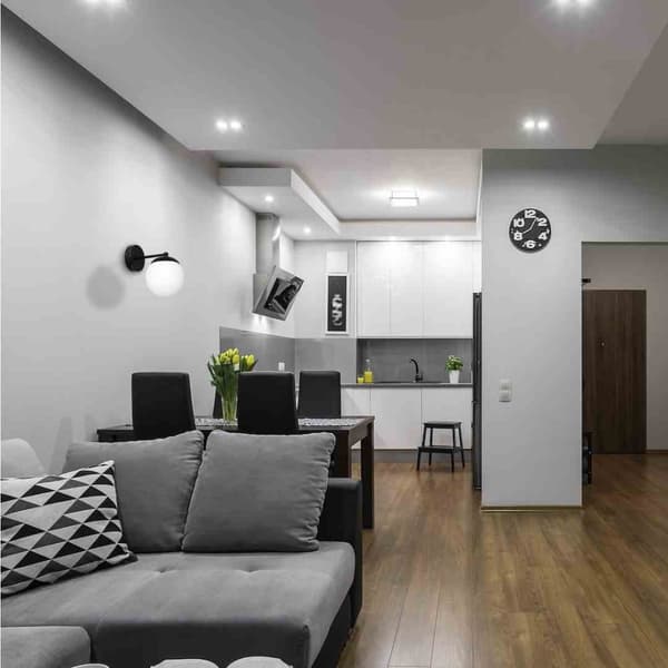 Vägglampa LIMA BLACK 1xE14