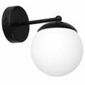 Miniatyrbild 2 av 8: Vägglampa LIMA BLACK 1xE14
