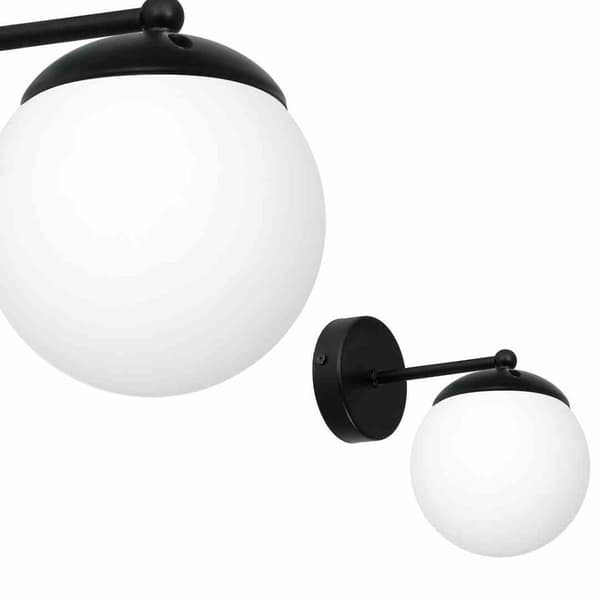 Vägglampa LIMA BLACK 1xE14