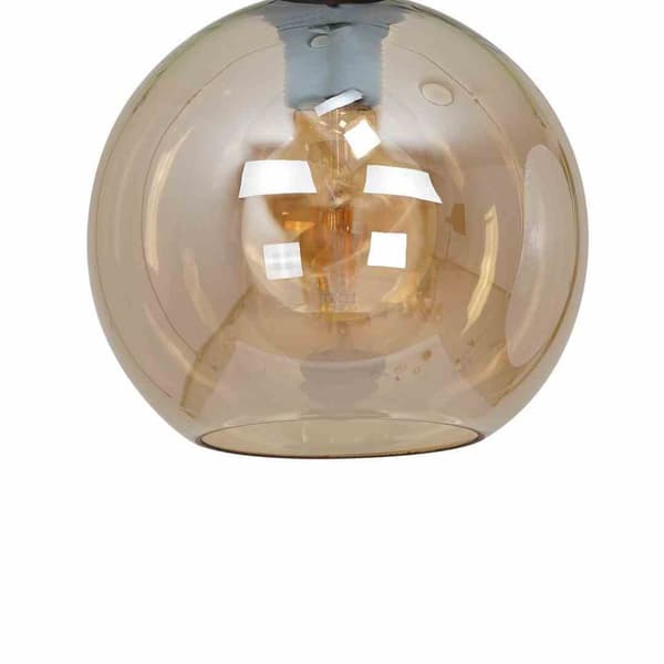 Taklampa SOFIA AMBER 1xE27
