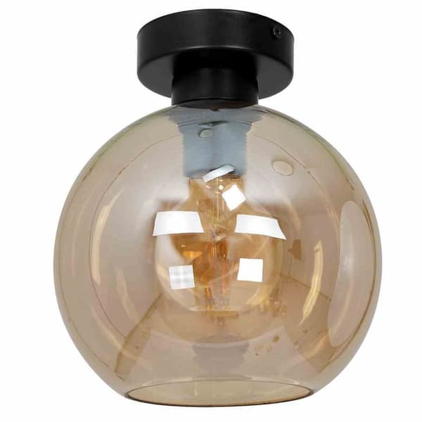 Taklampa SOFIA AMBER 1xE27