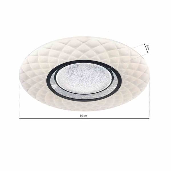 TOKYO loftslampe 48W Ø500 mm + Fjernbetjening