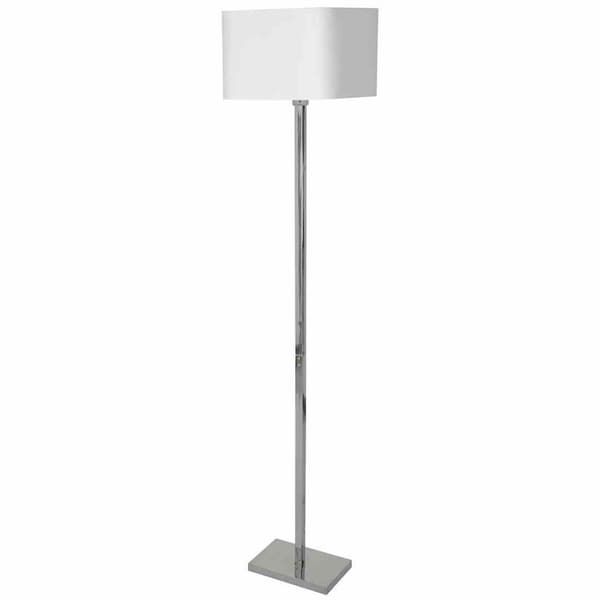 Golvlampa NAPOLI WHITE/CHROME 1xE27