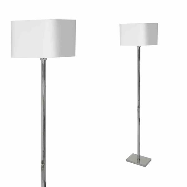Golvlampa NAPOLI WHITE/CHROME 1xE27