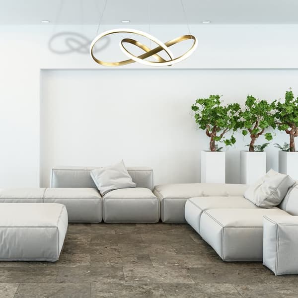 HÆNGELAMPE CAPPIO GULD 36W LED