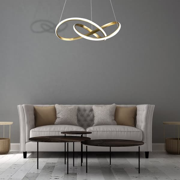 HÆNGELAMPE CAPPIO GULD 36W LED