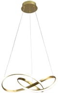 Miniatyrbillede 10 af 10: HÆNGELAMPE CAPPIO GULD 36W LED