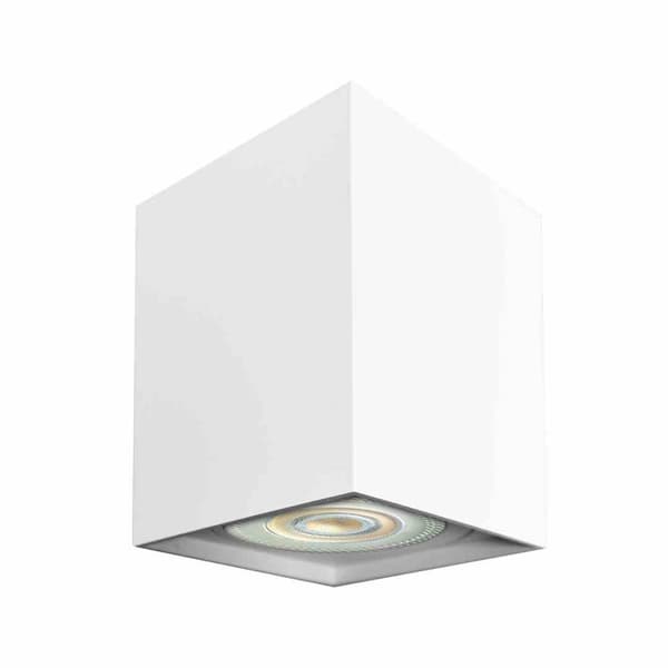 Spot Bima Square Hvid 1xGU10
