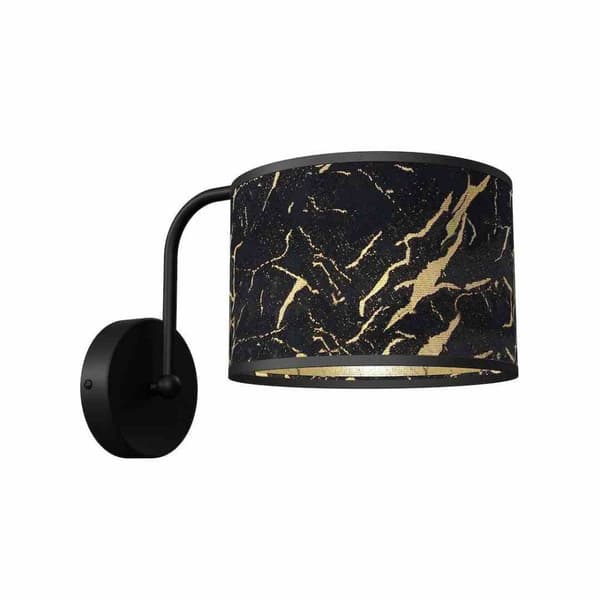 SENSO Svart/Guld 1xE27 vägglampa