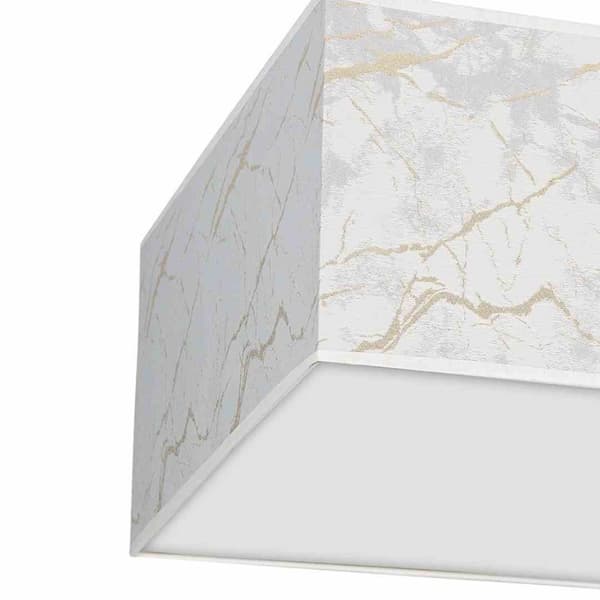 SENSO Hvid/Guld firkantet loftslampe 2xE27